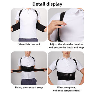 Men Women Hunchback <b>Upper</b> Spine <b>Support</b> Medical Orthopedic <b>Back</b> Brace Breathable Adjustable Posture Corrector <b>Back</b> Pain Relief - Product Image 5