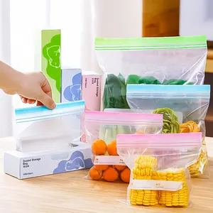AIUDO Freezer Food Grade Stand Up Packaging Pouch Plastic Zipper Waterproof Mylar Ziplock Zip Lock Plastic Bag With Custom Logo