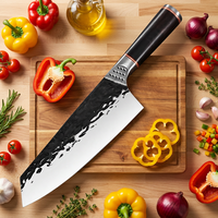 Couteau de chef Yangjiang, forgé à la main, en acier inoxydable, en acier au manganèse, avec manche en bois, pour couper le bœuf, le poisson et la viande