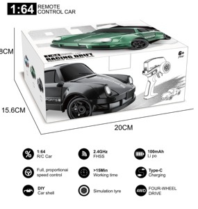 <strong>Mini</strong> Drifting Rc Car 1:64 Scale 2.4Ghz Micro Rc Drift Cars Kids Rechargeable Drift Remote Control Cars - Product Image 6