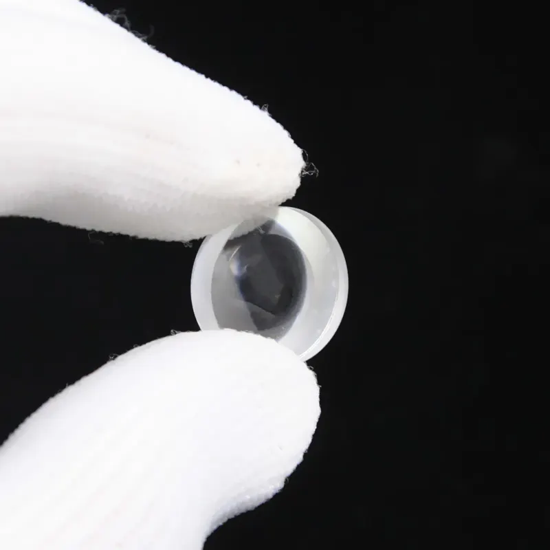 AR de alta qualidade polido e revestido de UV de quartzo safira sílica fundida k9 bk7 b270 vidro óptico grau lente côncava plano para telescópio