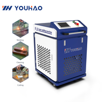 YOUHAOCNC Mesin Las Laser Serat Genggam Kecepatan Tinggi 1000W 1500W 2000W Penghilang Karat Logam CE Baru