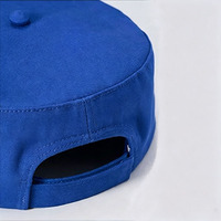 Gorra de moda con logotipo personalizado, bordado e impresión, gorra de ciclismo con visera plana y parte superior plana