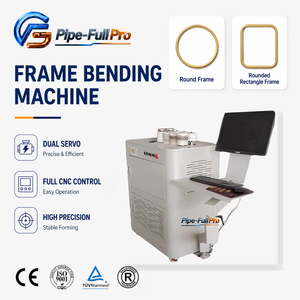 Machine à cintrer les cadres bidirectionnelle CNC pour profilés aluminium, cintrage rotatif pour cadres de miroirs et de meubles en aluminium - Product Image 1