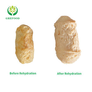 TVP MUESTRA GRATIS Proteína de <span class=keywords><strong>soja</strong></span> <span class=keywords><strong>texturizada</strong></span> de grado alimenticio de bajo colesterol Carne vegana HALAL proteína vegetal <span class=keywords><strong>texturizada</strong></span> de <span class=keywords><strong>soja</strong></span> orgánica - Product Image 4