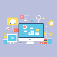 Layanan pengembangan situs Web e-commerce Web-shop Online untuk menjual barang yang dioptimalkan untuk SEO dan visibilitas Admin Vendor tunggal