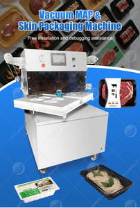 Machine d'emballage sous vide pour viande rouge fraîche, plateaux <span class=keywords><strong>de</strong></span> viande d'agneau, bâtonnets <span class=keywords><strong>de</strong></span> crabe, rôtis, galettes <span class=keywords><strong>de</strong></span> viande hachée, saucisses - Product Image 6