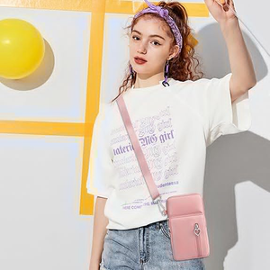 ขายดีกระเป๋าซิปไนลอนกันน้ำปรับได้กระเป๋าสตางค์คาดลำตัวขนาดเล็กแบบพกพาน้ำหนักเบาสายคล้องไหล่ - Product Image 6