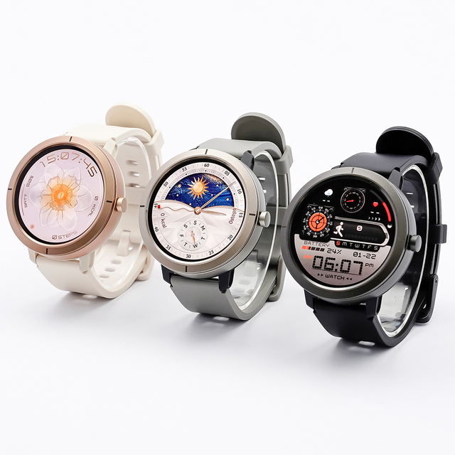 2026 Dm76 Ultra-slim Health Smart Watch 1.32" AMOLED Screen GPS Heart Rate Monitor Blood Pressure 50M Compass Magnetic