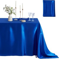 Nappe rectangulaire en satin lisse d'usine à prix abordable pour banquets de mariage et fêtes – Nappes en satin de soie brillantes pour réceptions