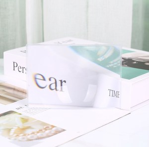 A4 حجم الصفحة PVC شاشة شفافة نوع بطاقة المرجعية ورقة المكبر لقراءة الصحف والكتب - Product Image 6