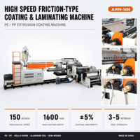 Machine de laminage électrique 50-60 kW, 220 V/380 V, capacité 15 000 kg, largeur 1600 mm, automatique, modèle JLM90-1600, pour films PE/PP