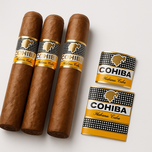 Nhãn dán công ty Cá nhân hóa nhãn xì gà tùy chỉnh 3D vàng dập nổi nhãn ban nhạc xì gà - Product Image 2