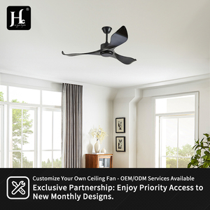 Black 3-blade waterproof outdoor <b>ceiling</b> fan <b>remote</b> <b>control</b> <b>light</b>-emitting diode lamp DC motor <b>remote</b> <b>control</b> high quality - Product Image 5