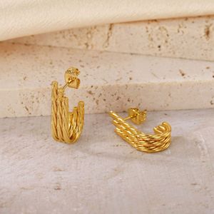Pendientes <span class=keywords><strong>con</strong></span> Textura de Múltiples Tiras, Diferentes Tipos, Venta al por Mayor, Pendientes de Superficie Irregular; Accesorios de Moda Únicos, Joyería - Product Image 5