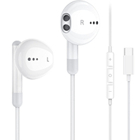 Écouteurs USB type-c hi-fi stéréo intra-auriculaires filaires pour Samsung Galaxy S21 Ultra S20 FE Note 10 Google Pixel 6 5