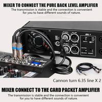 Mini mélangeur audio UF4 à 4 canaux, interface USB, parfait pour l'enregistrement de karaoké à la maison