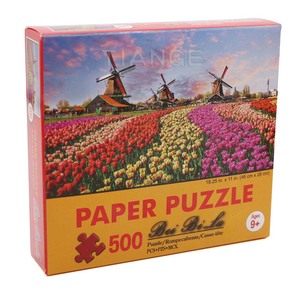 Giấy Bìa Cứng In Logo Theo Yêu Cầu Của Độ Tuổi 9 + 500 Miếng Ghép Hình Nhà Sản Xuất - Product Image 5