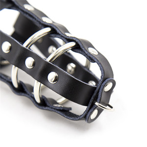 กรงล็อคอวัยวะเพศชายหนังแท้ - Product Image 5