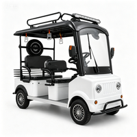 Quadricycle électrique SumEV en promotion pour les vacances à la plage, conception à carrosserie ouverte pour les transferts à l'aéroport, 50 km d'autonomie, 3-4 places, voiturette de golf