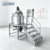 Mélangeur Homogénéisateur Cosmétique Automatique ESKO pour la Fabrication de Crèmes Visage, Lotions et Produits en Pot pour Soins de la Peau