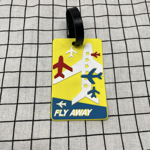 Direct Factory PVC Ultra-<b>light</b> Soft-Rubber Luggage Tags Airplane Boarding Pass-Style Anti-Loss Leisure Travel <b>Suitcase</b> Pendants - Product Image 6