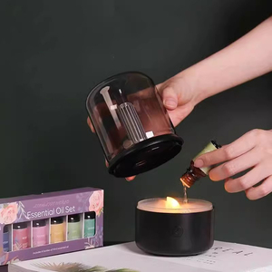 Chăm sóc sức khỏe tùy chỉnh nến ánh sáng siêu âm atomization hương liệu máy tinh dầu điện làm mát không khí hương thơm khuếch tán - Product Image 3