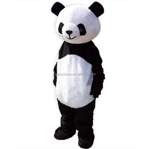 Chất Lượng Cao Thực Tế Panda Linh Vật Trang Phục Mềm Thú Nhồi Bông Phù Hợp Với Cho Người Lớn Dễ Thương Chất Béo Lông Gấu Trúc Linh Vật Trang Phục Cho Bán - Product Image 3