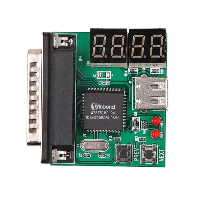 PC LAP TOP Diagnostic Analyzer 4 Digit Motherboard Post Tester Card USB Port Powered