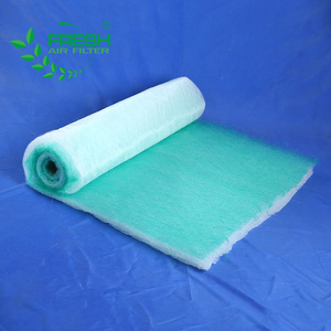 El lado de barlovento es verde, el lado de <span class=keywords><strong>sotavento</strong></span> es blanco, cabina de pulverización, filtro de aire de fibra de vidrio, rollo de medios de filtro de parada de pintura a la G3-G4 - Product Image 4