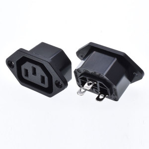 Presa di Corrente IEC320-C13 Presa <span class=keywords><strong>Industriale</strong></span> con Corrente Nominale 10A Interfaccia Elettrica Femmina IEC C13 <span class=keywords><strong>Pannello</strong></span> 250V - Product Image 2