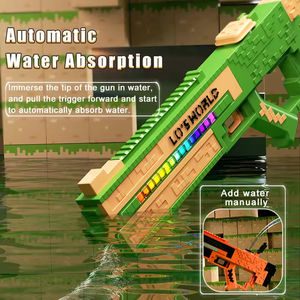 Pistola <span class=keywords><strong>de</strong></span> Agua Eléctrica <span class=keywords><strong>de</strong></span> Píxeles para Niños, Juguete <span class=keywords><strong>de</strong></span> Disparo Continuo Automático con Luz LED, Pistola <span class=keywords><strong>de</strong></span> Agua <span class=keywords><strong>de</strong></span> Plástico para Niños - Product Image 4