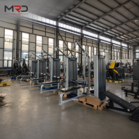 Appareil de musculation 2-en-1 réglable pour tirage vertical assis et entraînement dorsal, avec système de câbles et pile de poids en acier de 70 kg, pour salle de sport à domicile