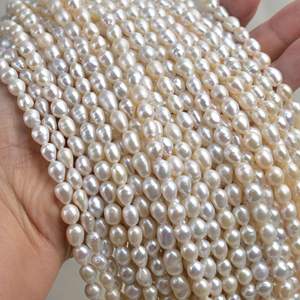 สร้อยคอมุกบาร็อคน้ำจืดธรรมชาติจูจี้ รูปทรงหยดน้ำ สำหรับทำเครื่องประดับ DIY พร้อมไข่มุกทรงไม่สม่ำเสมอ สวยงาม - Product Image 4