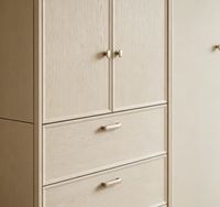Armoire de rangement de chambre à coucher en bois massif de style chinois, écologique et de grande capacité