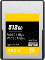 Carte Mémoire CFexpress CF Type A 4.0 Haute Performance 80 Go à 2 To pour Appareil Photo, Options Disponibles (256 Go, 512 Go, 1 To, 160 Go)