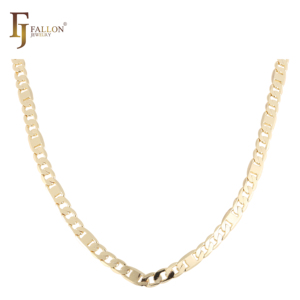 תכשיטי fallon תכשיטים אופנה סיטונאית תכשיטים אופנה זהב פיארו שרשרת יוניסקס היפ הופ - Product Image 1