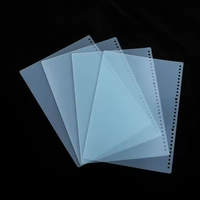 Servicio de Corte de Película de PP para Cubiertas de Encuadernación A4 en Color Personalizado - 0.125/0.20/0.30mm, Venta al por Mayor para Proveedores de Papelería