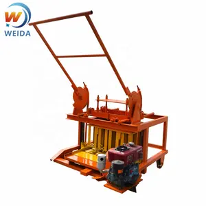 Weida QM4-45 cheap euro block machine price,jobs to do at home