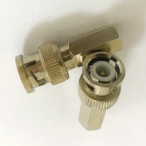 BNC Antenna Electrical Wire Waterproof Male <strong>Plug</strong> Twist-on RG6 Coaxial Cable Rf Coaxial Connector, 75ohm, Audio <strong>CCTV</strong> - Product Image 1