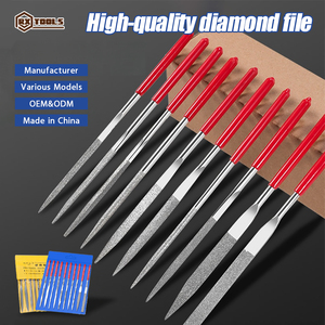 Giá tốt nhất OEM ODM bán buôn T12 phẳng thứ hai cắt mịn các tập tin 6 ''8'' 10 ''12'' phẳng Bastard Mill tập tin với tay cầm mềm - Product Image 4