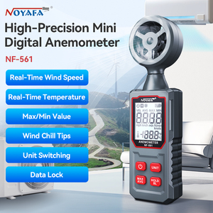 Noyafa Anemómetro digital de alta precisión Mini medidor de velocidad del viento para drones HVAC y uso al aire libre - Product Image 2