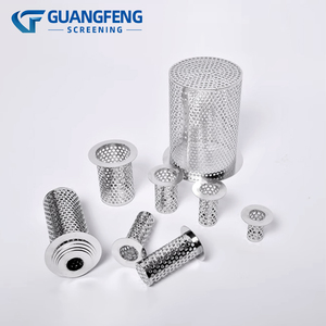 Quảng Phong 304 316 316L dây thép không gỉ lưới lọc ống xi lanh kích thước tùy chỉnh đục lỗ kim loại lưới lọc ống - Product Image 4