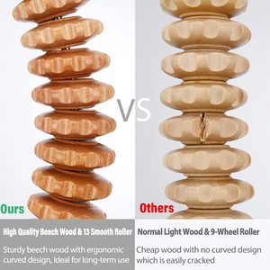 4er Pack Holz therapie Lymph drainage Massage werkzeuge Body Shaping Kit - Product Image 5