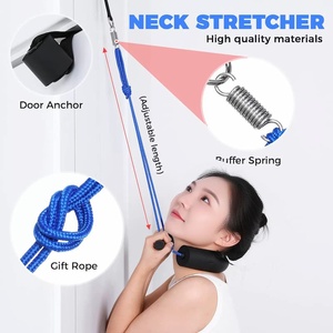 Appareil portable Overdoor Traction du cou Soulagement de la douleur au cou Décompression de la colonne vertébrale - Product Image 2
