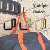 Accessoires de fixation pour systèmes E-Track : Crochets en J et en L pour le maintien de cargaison sur camions, remorques et fourgons