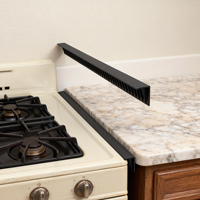 Couvre-fente de cuisinière en silicone résistant à la chaleur personnalisé avec insert en forme de cale, bande de remplissage antidérapante pour fentes de comptoir de cuisine, service OEM ODM