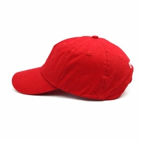 Casquette de baseball en coton avec logo personnalisé, structurée, 6 panneaux, visière réglable, broderie, chapeau promotionnel, vente en gros