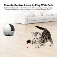 Automatique Intelligent Pet Robot Caméra Chat Laser Plume Teaser Jouet Maison Déménagement HD Moniteur