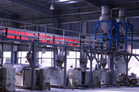 Mélangeur de poudre en plastique, machine de mixeur à grande vitesse, machine de mixeur de produits chimiques et de poudre, système d'alimentation automatique,